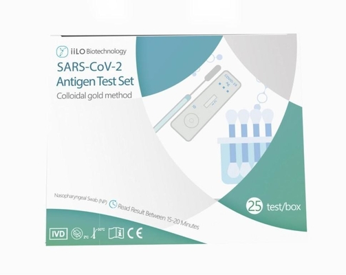 De l'antigène SARS-CoV-2 d'écouvillon d'essai du kit 15-20 de minutes réaction rapide rapidement