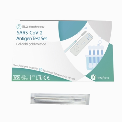 L'essai d'antigène du prix usine d'exactitude de 99% SARS-CoV-2 a placé l'essai/boîte nasopharyngaux de l'écouvillon 10