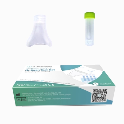 Essai du kit 1 d'antigène en plastique de salive/boîte d'autotest SARS-CoV-2