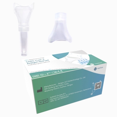 10 essais/essai rapide Kit Plastic Fast Reaction d'autotest antigène de boîte
