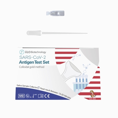 collecteur réglé d'autotest Malaisie témoin de salive d'antigène des minutes SARS-CoV-2 de l'iiLO 15-20 1 essai/boîte